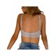 thumbnail image 2 of VISgogo - Sujetador con ribete de encaje sexy para mujer, color sólido, sin espalda, con tirantes, lencería moldeadora VISgogo  moda, 2 of 9