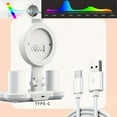 thumbnail image 5 of Smart Touch LED Desk Lamp with USB, Dual-Head Dimmable Color-Changing Light, Built-in Fan & Night Light, Eye-Caring for Home Office Dorm, 5 of 6