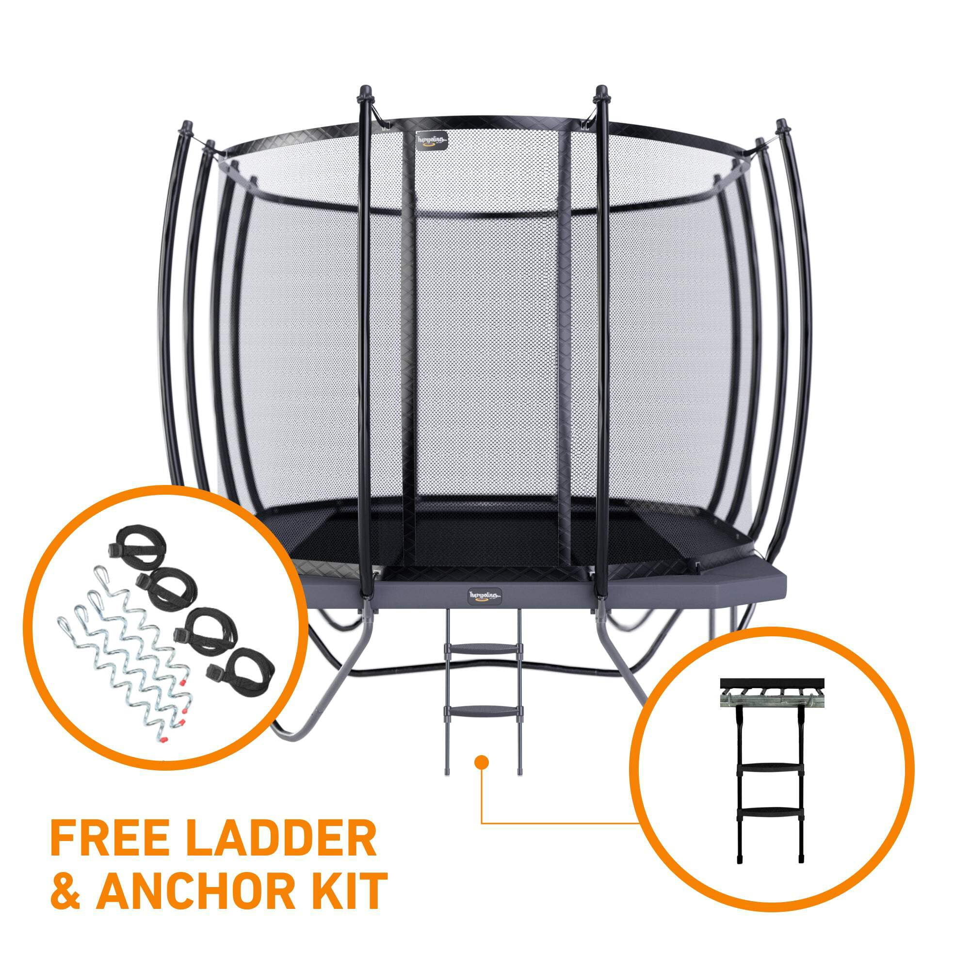 10x14' Rectangle Trampoline Pro-Line Avyna Above Ground with Enclosure