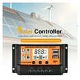 thumbnail image 2 of MPPT Solar Charge Controller 10A 30A 50A 100A Solar Controller Solar Panel Battery Regulator Dual USB 5V LCD Display ,Improvement of Charging Speed, 2 of 5