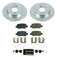 thumbnail image 3 of PowerStop Rear Z23 Evolution Sport Carbon-Fiber Ceramic Brake Pad and Drilled & Slotted Rotor Kit Fits: KIA Select Models K8770, 3 of 10
