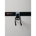 thumbnail image 3 of Rubbermaid Rail Garage Organization Multi-Purpose Hook, Wall Mounted Storage System - Satin Nickel (1784459) Individual Multi-Purpose Hook, 3 of 3