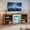 Brown, variant on GALAXHERO Modern TV Stand for 65 Inch TV Entertainment Center with Adjustable Open Shelves & LED Lights Sturdy Media Console for Living Room, Bedroom, Gaming Black