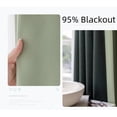 thumbnail image 1 of Cortinas para ventana de sala de estar de 310cm de altura, cortinas opacas para dormitorio, cortina oscura, tratamiento de ventana con aislamiento térmico, 90-95%, 1 of 4