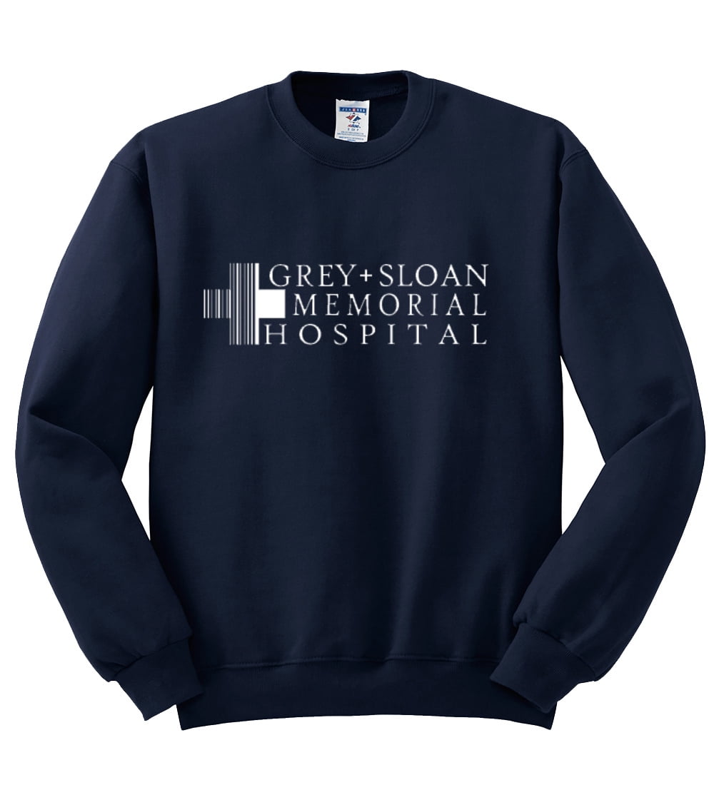 Wild Bobby Grey Sloan Grey's Anatomy Pop Unisex Crewneck Graphic Sweatshirt, Navy, X-Large, Men's, Size: XL, Blue