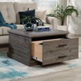 thumbnail image 2 of Sauder La Collection Aspen Post Table basse en Finition Pebble Pine, 2 of 9