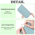 thumbnail image 6 of Dish Drying Mat for Kitchen Counter Blue Geometry Absorbent Reversible Microfiber Kitchen Countertop Protector Dishes Pad Small 16x18 Inch, 6 of 7