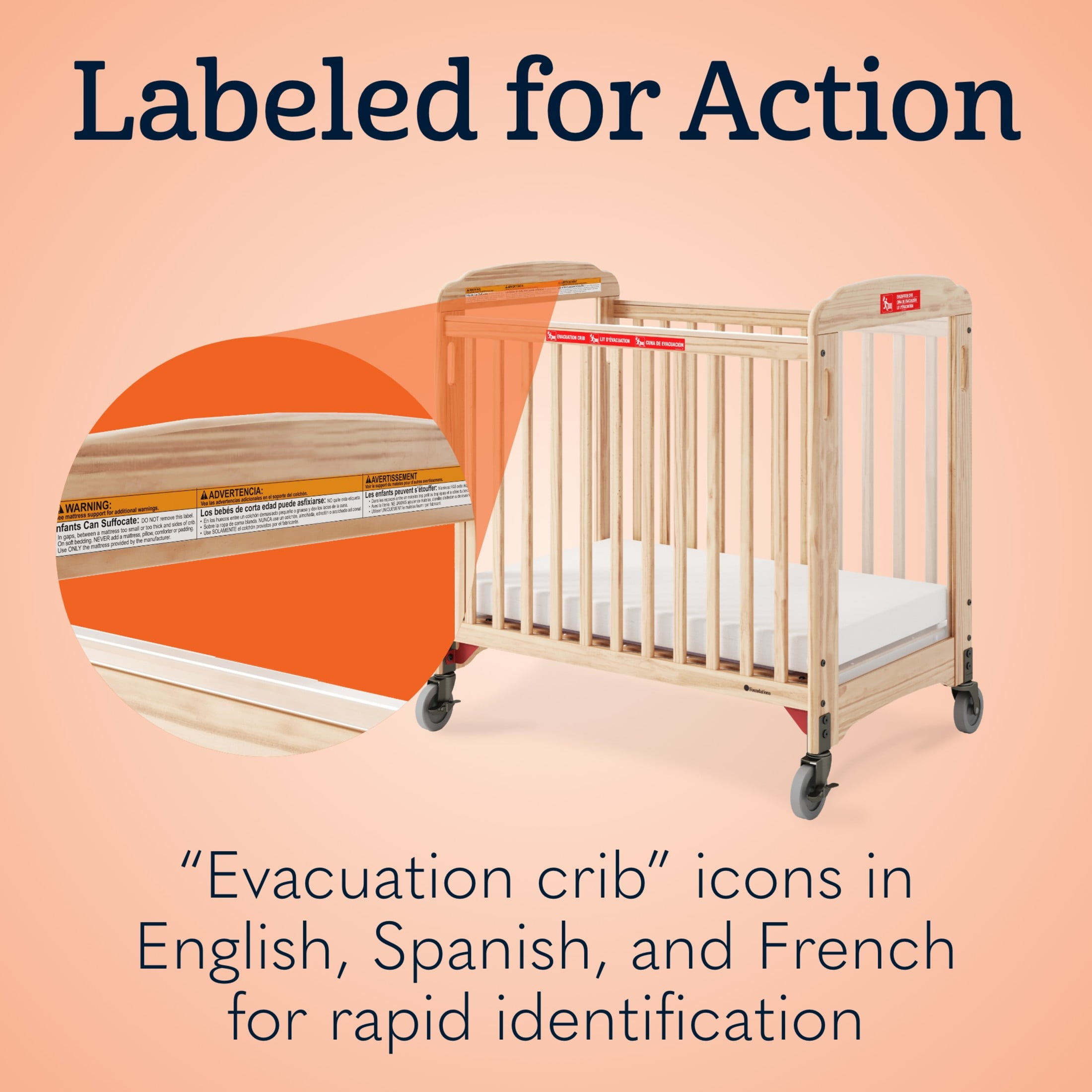 Next Gen Evacuation Crib, 5-Pack