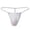 White, variant on Men's Woven Rope Cotton Sexy Single Thong Underwear Blue M