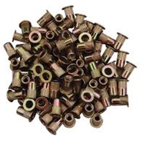 

0.25 in. -20 Zinc-Plated Steel Rivet Nuts - Pack of 100