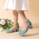 thumbnail image 2 of Zapatos de Vestir para Niña DREAM PAIRS KKUMPU2501 Azul Tacón 3.8 cm, 2 of 6