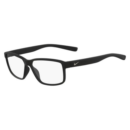 Image of Nike 7092 Full Rim Square Matte Black Eyeglasses