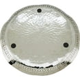 thumbnail image 2 of Saro Lifestyle CH126.S14R 14 in. Hole Punched Charger Plates, Silver - Set of 4, 2 of 3