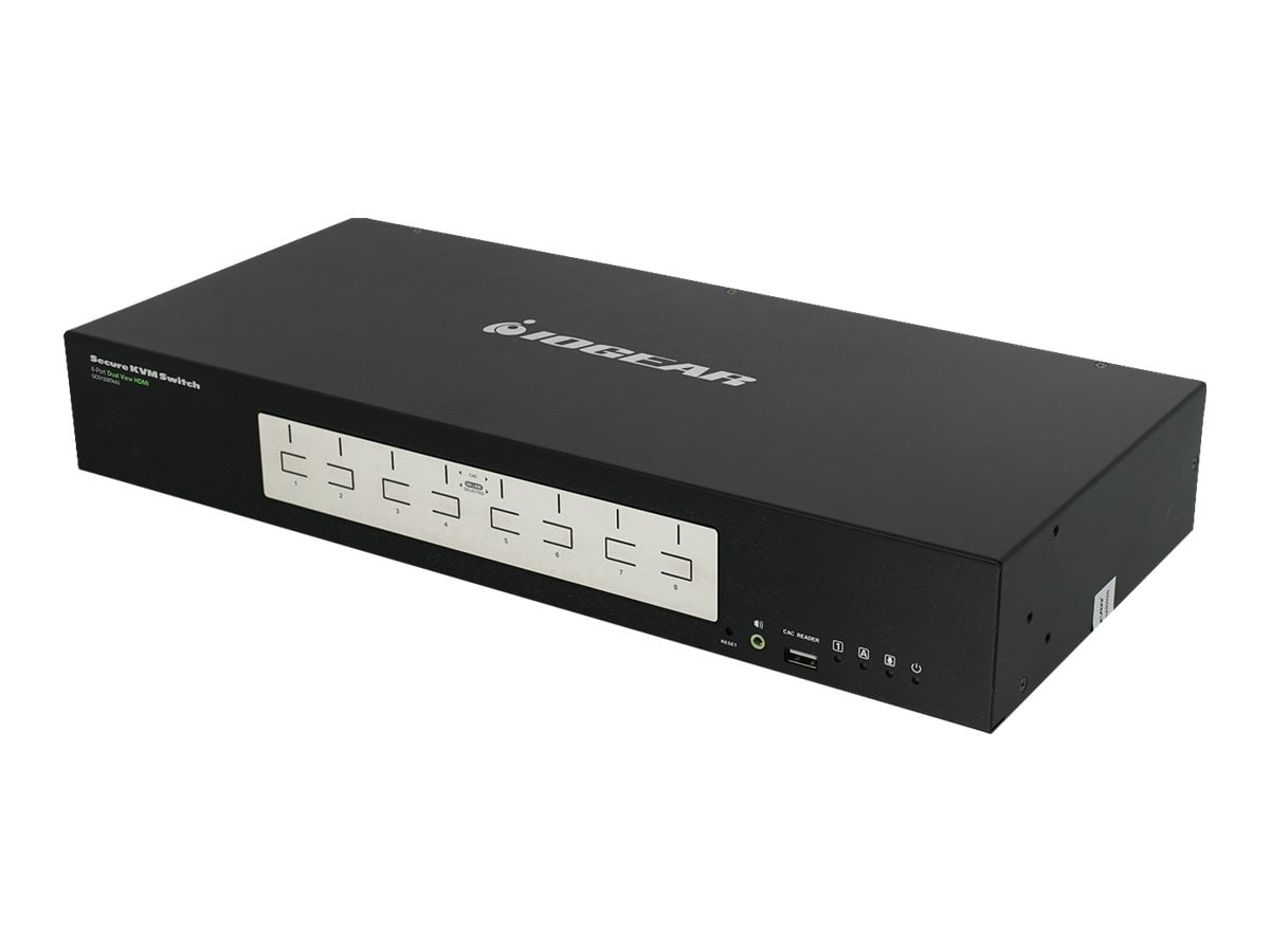 IOGEAR Dual View HDMI Secure KVM series GCS1328TAA3 KVM switch 8 x