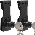 thumbnail image 1 of Paquete de 2 cajas de cerrojo con cerradura de 3 pulgadas con cerrojo de llave con cerradura y llave de bloqueo de Metal para puertas/clos, 1 of 1
