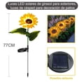 thumbnail image 2 of Luces solares de jardín CM-TOP Decoración de jardines al aire libre LED Impermeables Girasol 1 rama, 2 of 4