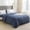Dark Blue, variant on Cotton Washed Quilt Cover 173x229cm Soft Breathable Durable Bedding Double Sided Stylish