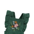 thumbnail image 4 of Cenuakty Baby Girl’s Casual Suspender Ruffles Skirt Vintage Flower Embroidered A-line Princess Skirt, 4 of 8