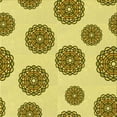 thumbnail image 1 of Ahgly Company Machine Washable Indoor Square Transitional Dark Yellow Green Area Rugs, 4' Square, 1 of 7