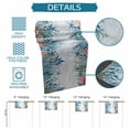 thumbnail image 6 of Vintage Coastal Coral Table Runner 70 Inches, Nautical Blue Conch Starfish Ocean Bed Runner Dresser Scarves Tabletop for Indoor Outdoor Parties/Ceremony/Banquet, 13" x 70", 6 of 9