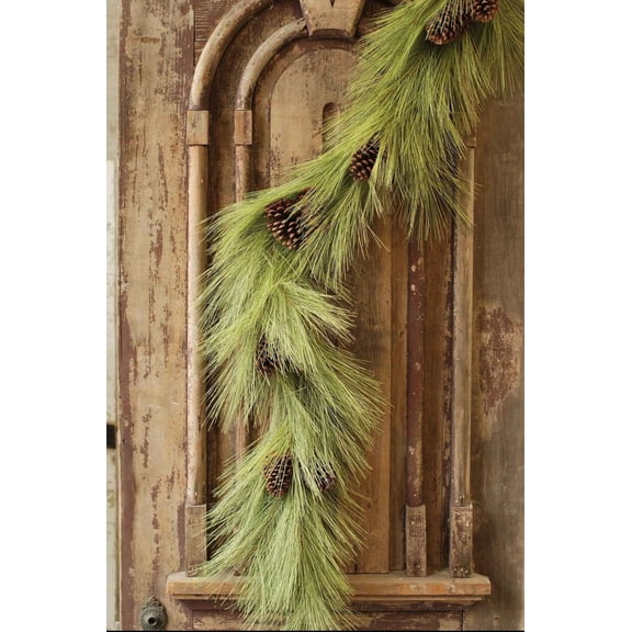 6' Faux Long Needle Pine Garland -Unlit Christmas Garland