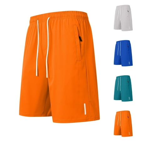 Vetsdori Mens Gym Athletic Shorts Pockets Running Short Pants Drawstring Casual,Dry Fit Breathable Hombre Summer Shorts for Men Elastic Waist,Size 31
