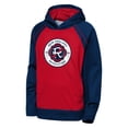 thumbnail image 2 of Youth Outerstuff  Red/Navy New England Revolution Striker Fleece Hoodie, 2 of 3
