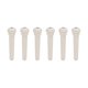 thumbnail image 1 of 6Pcs Guitar Pegs Simple Replacement Excellent Workmanship Natural Colors Guitar Bridge Pins for Folk Guitar Ukulele(BFLG White 05 ), 1 of 4