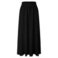 thumbnail image 5 of GZWYHT Maxi Skirt Fall Skirts Maxi Skirts for Women Reg & Plus Size Women's Long Skirts, Flowy Summer Skirt Aline Elastic High Waisted Trendy 2025 Long Skirt Flowy Skirt Womens Skirt Black Skirt XL, 5 of 7