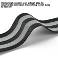 thumbnail image 4 of 1 Pair Cycling Wristbands Reflective Strips Portable Extra Wide Stretchable Hand Leg Strap Riding Safety High Elastic Outdoor Sport Night Running Safety Armband Cycling Accessories, 4 of 7