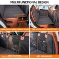 thumbnail image 5 of VFM Back Seat Extender, Dog Seat Cover for Back Seat, Hard Bottom Car Seat Cover for Dogs, Dog Hammock for Car, Back Seat Pet Cover for Dogs (Black or gray, for Car/SUV/Small Truck), 5 of 8