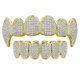 thumbnail image 2 of 18 Chapado en Oro 3A Parte Inferior de Circón Rejillas CUSTOM de de Boca - # 1 Yinane Dientes de la boca Grills tapas, 2 of 8