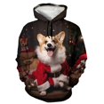 thumbnail image 3 of Sudadera con capucha navideña para hombre, sudadera con estampado 3D de animales, sudadera de manga larga, sudaderas casuales de gran tamaño para hombre, sudaderas con capucha, ropa, 3 of 5