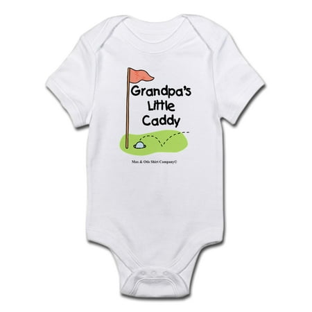 

CafePress - Grandpa s Little Caddy Infant Bodysuit - Baby Light Bodysuit