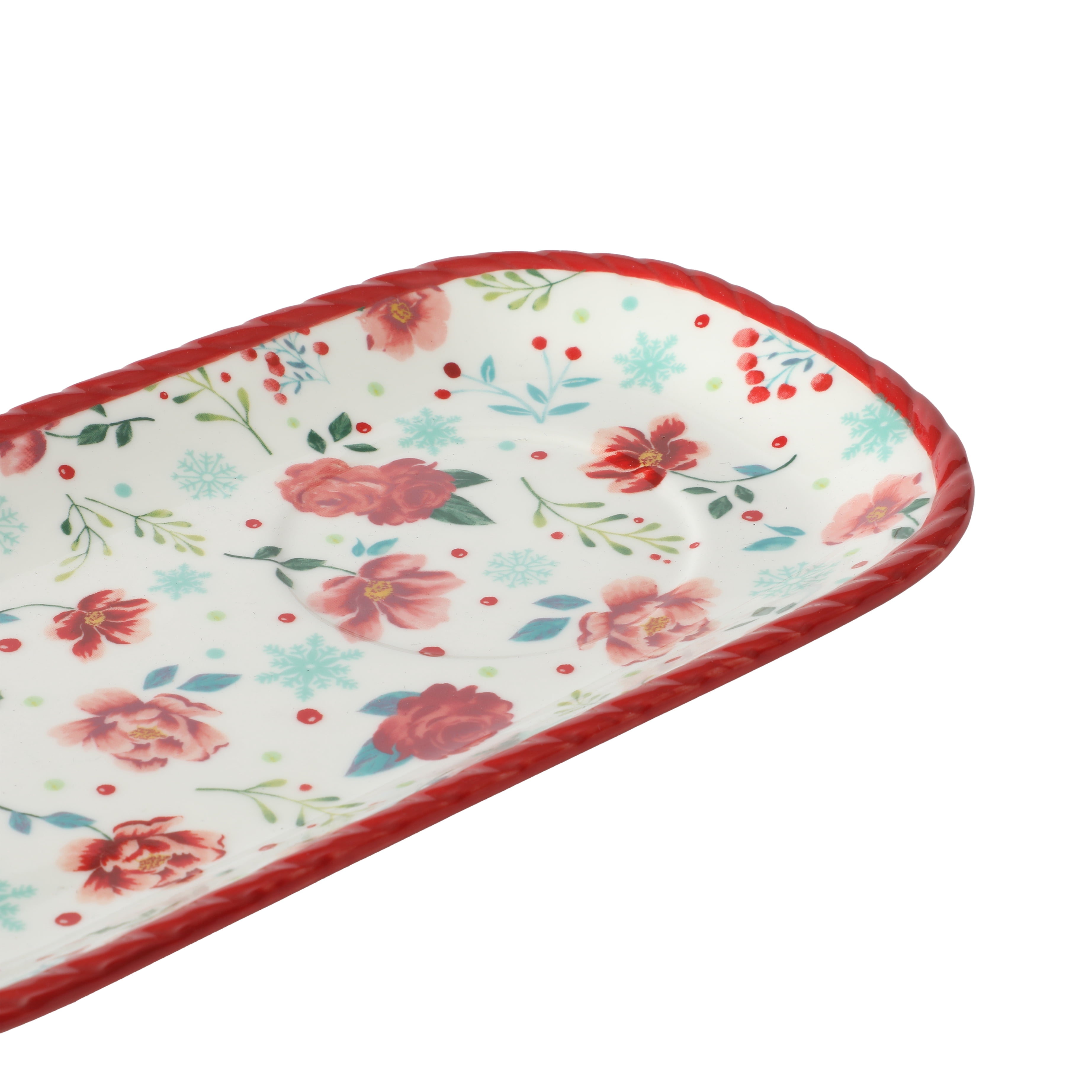 The Pioneer Woman Merry Meadow Stoneware Cookie Tray Set