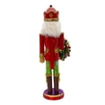 thumbnail image 3 of Kurt Adler 15" Wooden Sugar Frost Nutcracker, 3 of 8