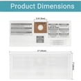 thumbnail image 3 of 15 Pack 2.5 Gallon Vacuum Bags Compatible with Shop Vac 9066800 2-2.5 Gallons Type B and QAM70 Vacuum, Replacement Dust Collector Bags 90668 9066833, 3 of 6