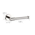 thumbnail image 6 of Design House Graz Park Wall Mounted Toilet Paper Holder, Polished Chrome, 6 of 12