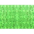 thumbnail image 1 of Ahgly Company Indoor Rectangle Abstract Green Modern Area Rugs, 3' x 5', 1 of 4