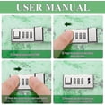 thumbnail image 2 of Marble Diary With Lock, Refillable A5 Daily Journal For Girls And Women, 192 Pages Cute Notebook With Combination Lock For Teen Girls And Boys - Purpl, 2 of 5