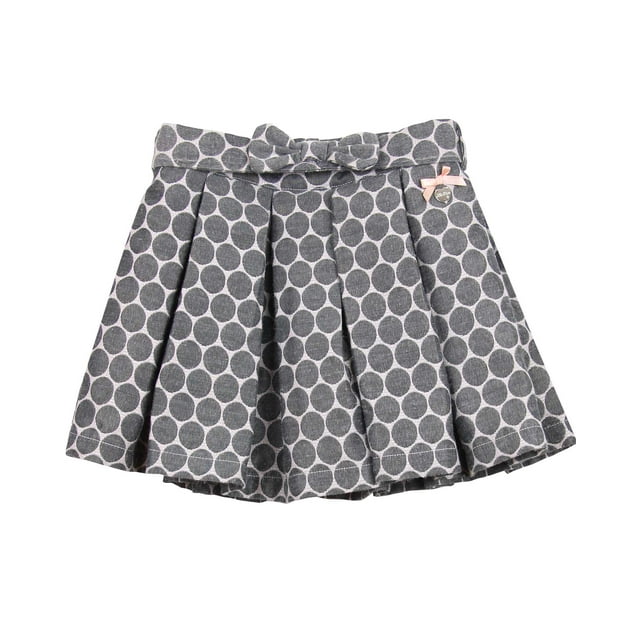 Le Chic Girl's Jacquard Dotted Skirt, Sizes 3-14 - 3/98