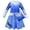 Blue+Bag, variant on Girls Zombie Cheerleading Long Sleeve Dress Set Halloween Costume Outfits