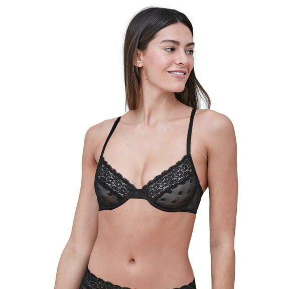 Skarlett Blue Dare Unlined Underwire Black 32B