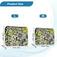 thumbnail image 4 of FORMRS 15-15.6 inch Laptop Sleeve Case Soft Carrying Quilted Computer Bag Cover, Beige Flower Pattern, 4 of 7
