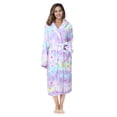 thumbnail image 5 of RONGTAI Batas para Mujer Albornoz con Capucha De Estrella con Estampado De Lana De Felpa Camisón Grueso con Bolsillos Ropa De Dormir Esponjosa XX-Large, 5 of 5