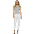 thumbnail image 4 of Women’s Ribbed Scoop Neck Tank, Heather Grey, M, 4 of 5