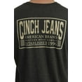 thumbnail image 3 of Cinch Men's Charcoal Grey American Brand Graphic T-Shirt MTT1690612, 3 of 4