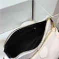 thumbnail image 4 of Solid Color PU Leather women Shoulder Messenger Bag Casual chain Crossbody Bags Women Handbags Totes Bag 3 Sets Clutch Purse, 4 of 6