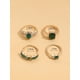 thumbnail image 5 of 4pcs Rhinestone Decor Ring, 5 of 5
