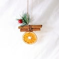 thumbnail image 3 of Adornos navideños Juego de rodajas de naranja con cuerdas para colgar Adornos únicos hechos a mano Lote Árbol de Navidad Vacaciones Granja Decoración rural Interior, 3 of 5
